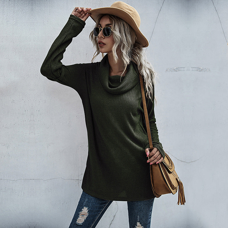 Women casual top with large collar Lune London