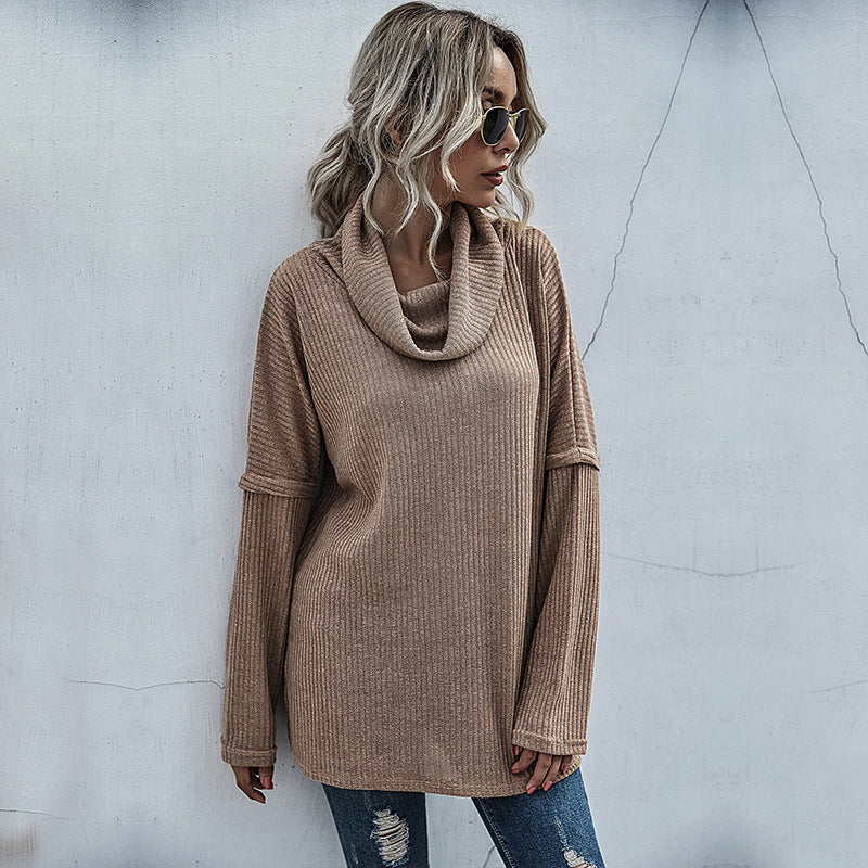 Women casual top with large collar Lune London
