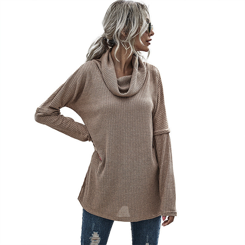 Women casual top with large collar Lune London