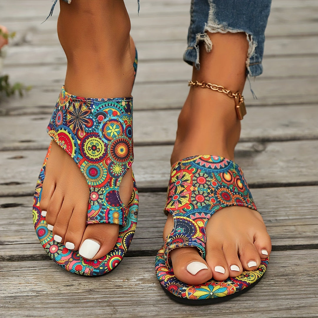 Lune London | Floral Flip Flops for Women