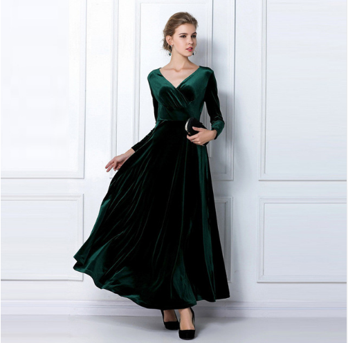 Lune London | Glamorous Chic Dress with Thick V-Neck