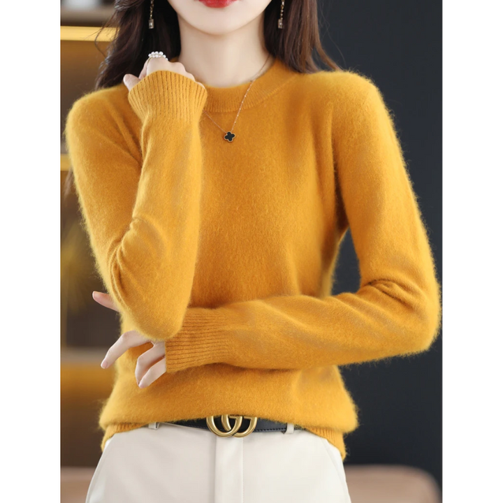 Chic Und Stil | Cashmere Pullover Women Luxurious Round Neck Soft & Fashionable