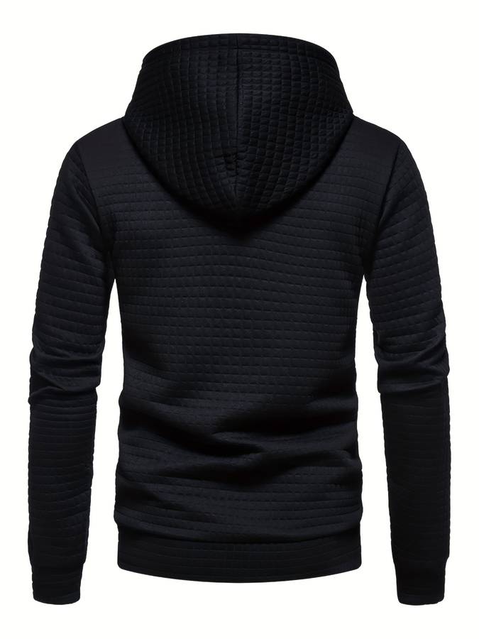 Lune London | Casual Waffle Pattern Hoodie for Men