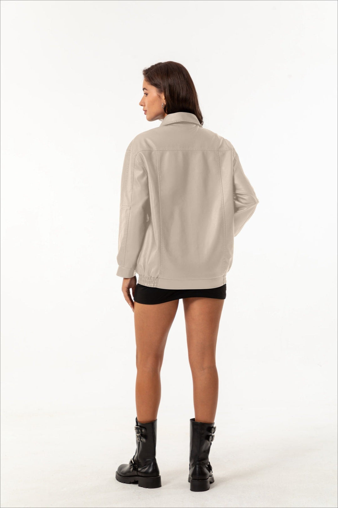 Lune London | Revers leather jacket