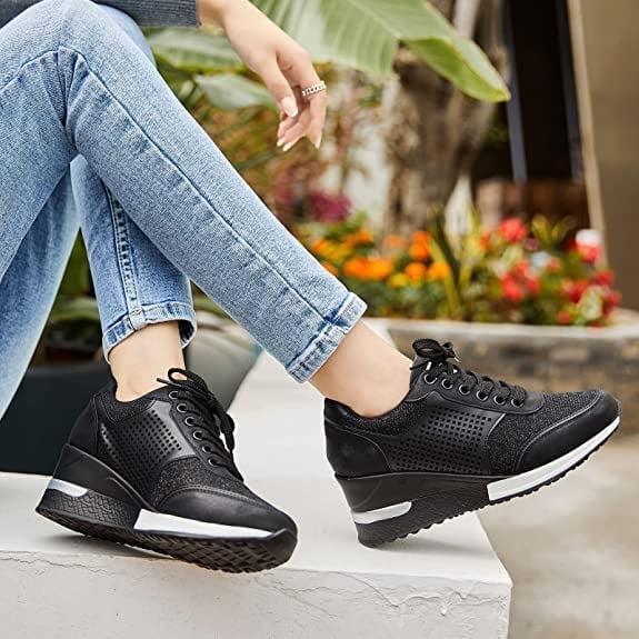 Lune London | High heel sneakers with wedge sole