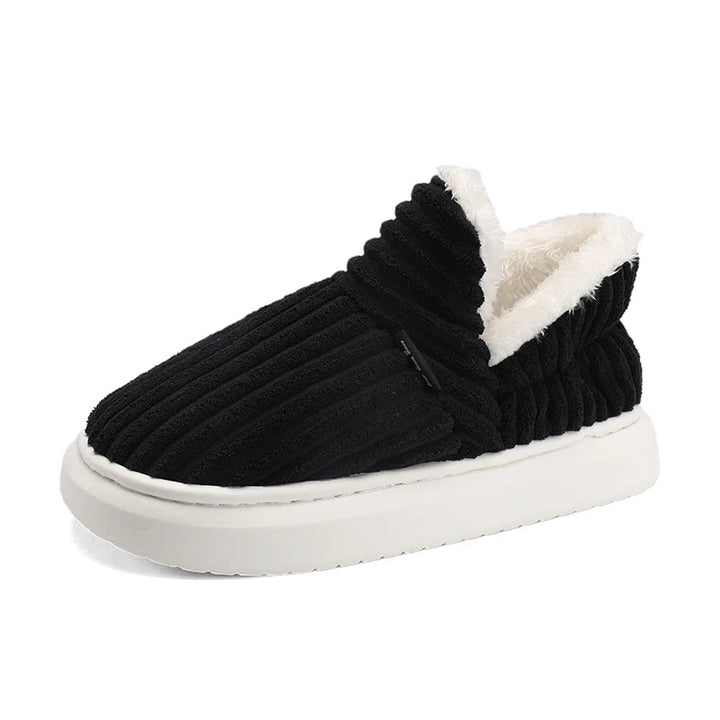 Lune London | Chausson - Support orthopédique - Semelle douce et confortable - Aspect velours doux