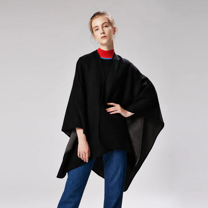 Lune London | Warmer Poncho with Flowing Cut