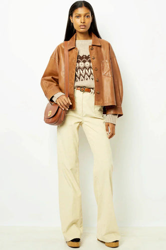 Lune London | Boxy Leather Short Jacket