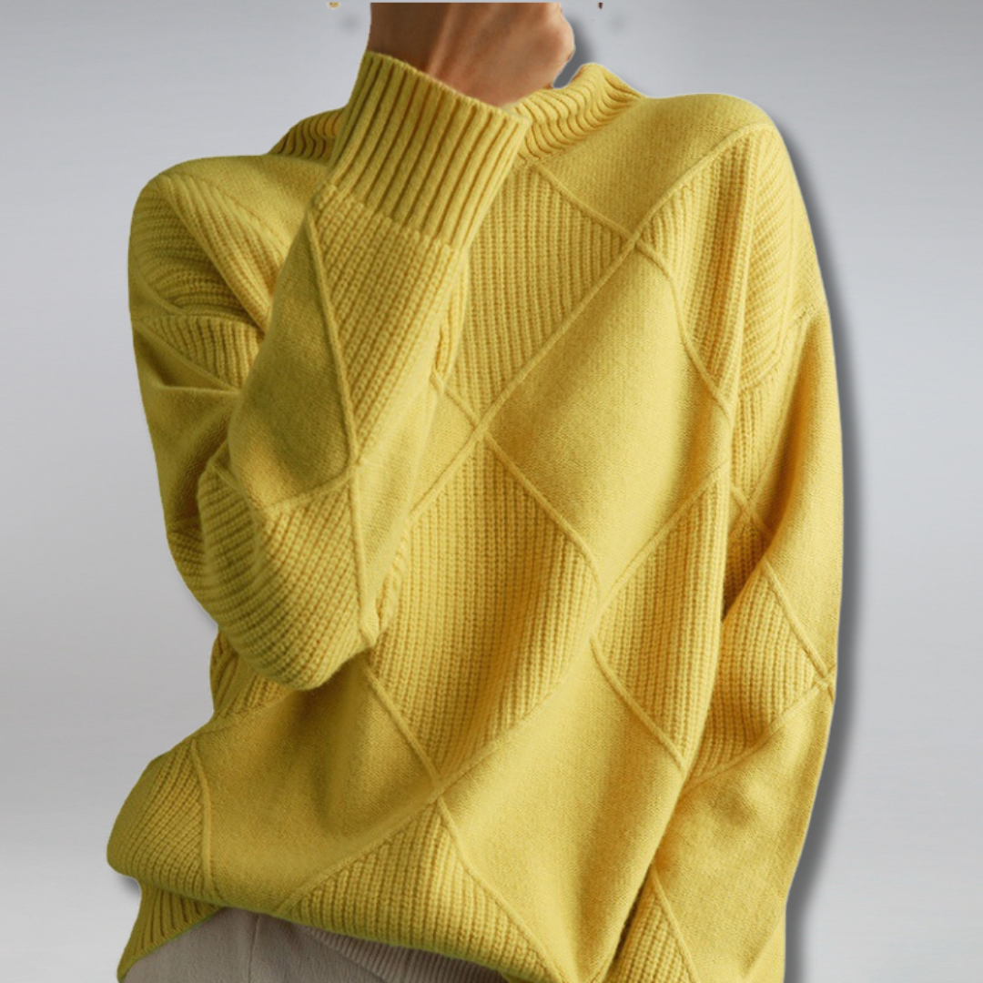 Lune London | Couture Turtleneck Sweater In Elegant Design