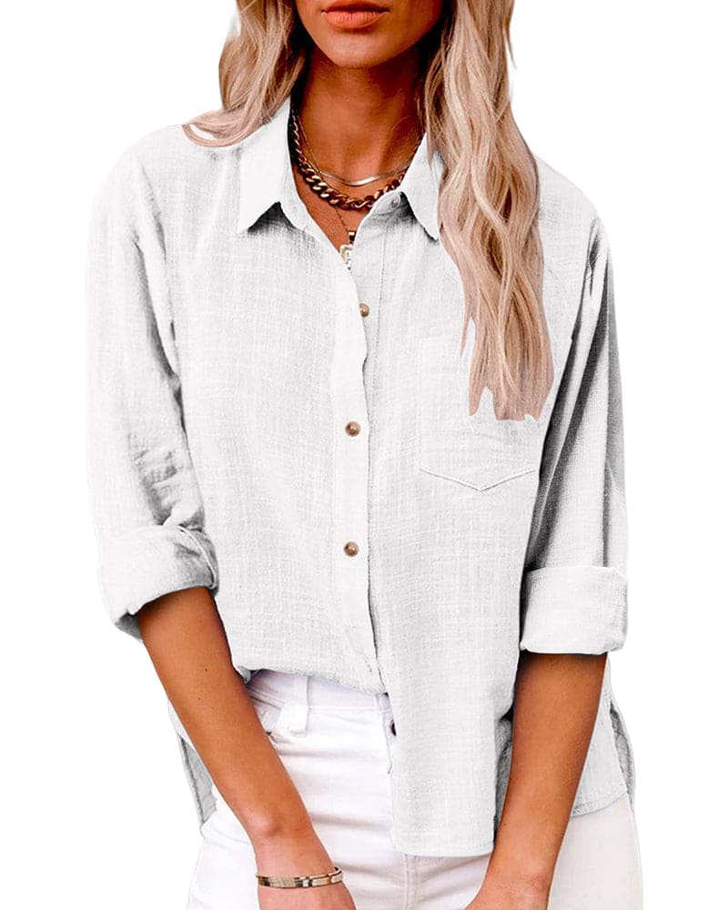 Lune London | Cotton-Linen Blouse