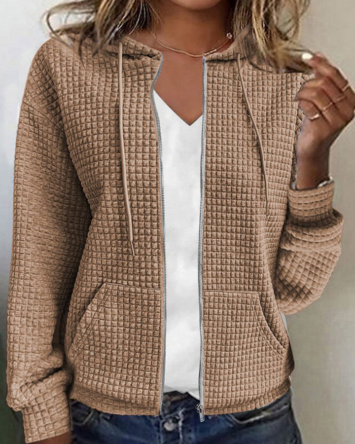 Lune London | Fashionable sweatshirt with hood and pockets for women
