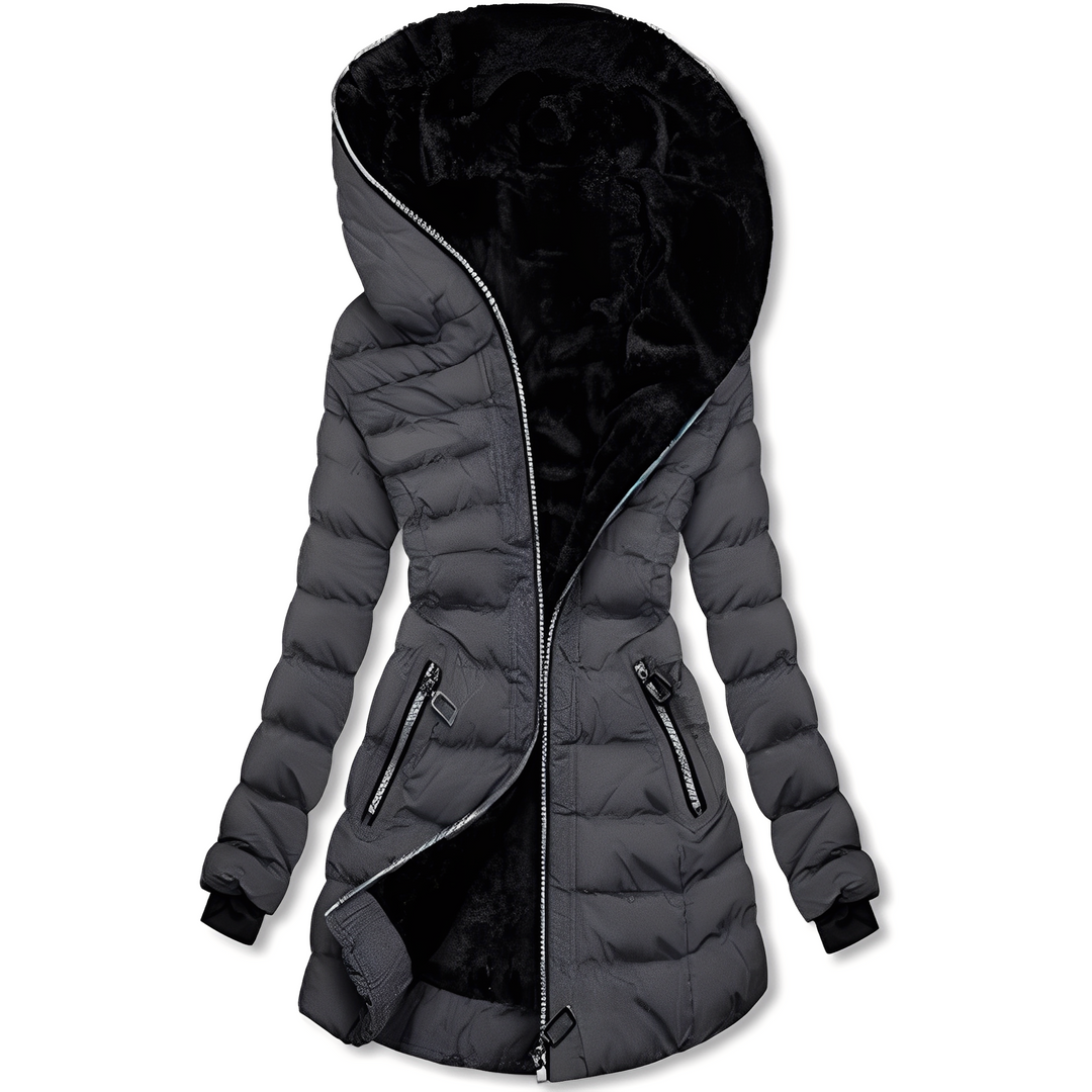 Lune London | Modern Winter Jacket with Hood for Women