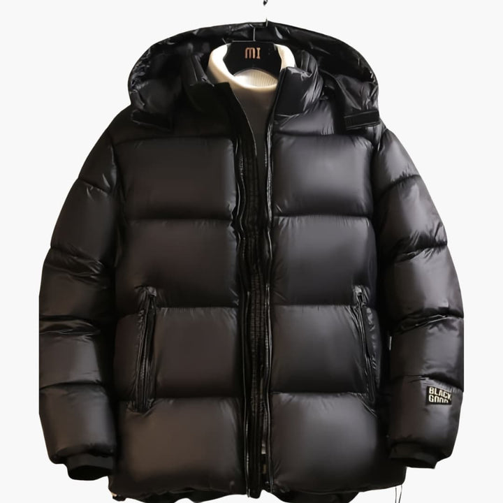 Lune London | casual winter jacket for men thick warm with hood