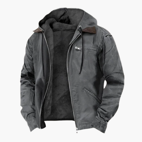 Lune London | Leisure jacket with hood and zipper - Urban Streetwear transition jacket