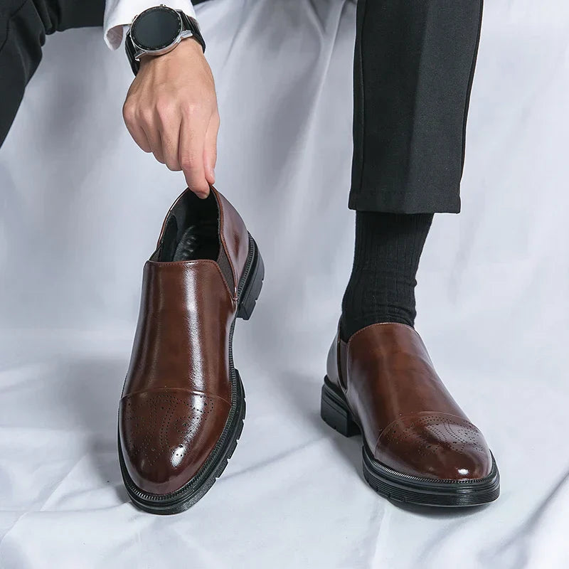 Lune London | Elegant Men's Shoes Classic Slip-ons Suit Shoes with Elegant Finish