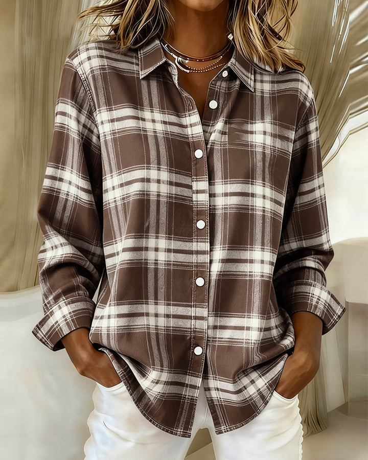 Lune London | Checked pattern and notched lapel