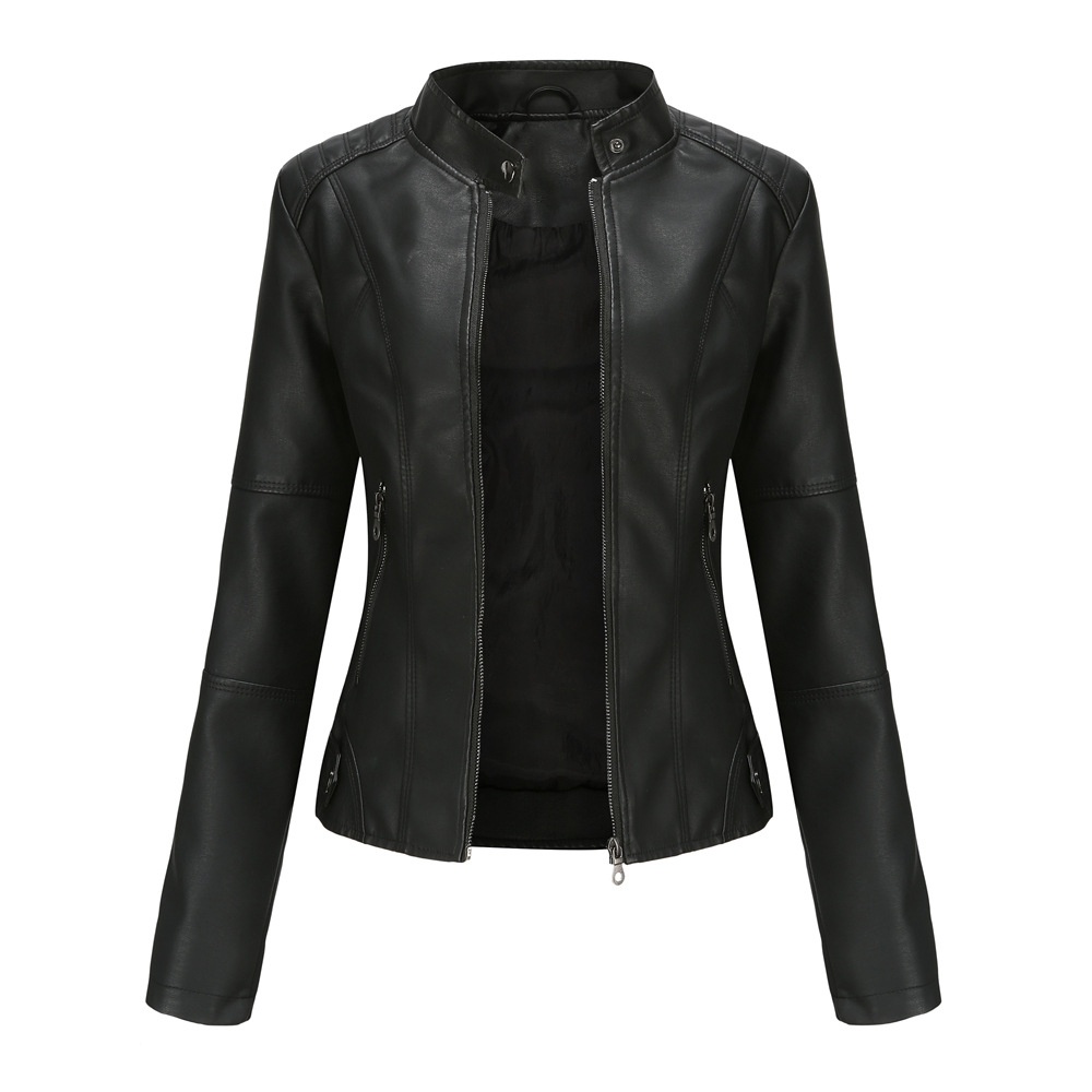 Chic und Stil | Women's Leather Motorcycle Jacket - Style Meets Adventure
