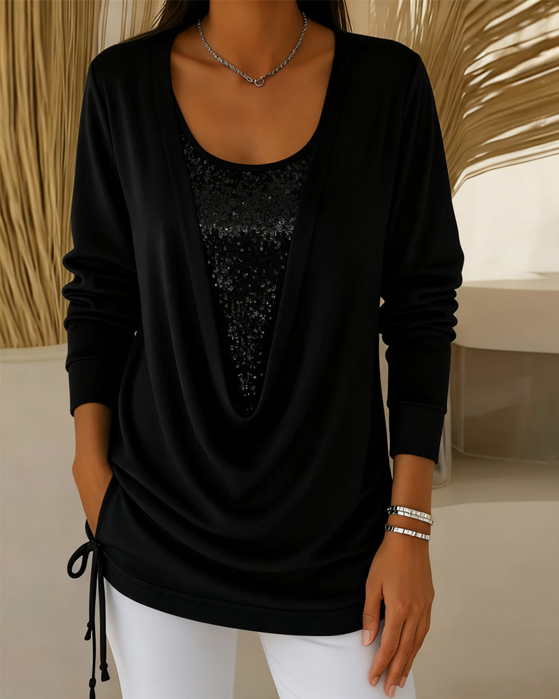 Lune London | Top with Contrasting Colors In A Two-In-One Look