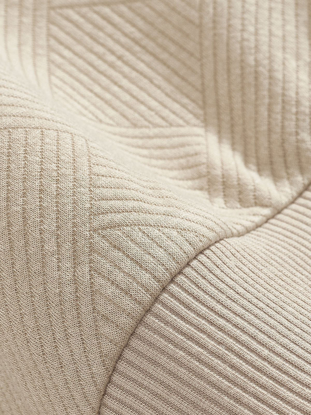 Lune London | Half zip sweater with textured pattern - Smart-casual style for everyday and office
