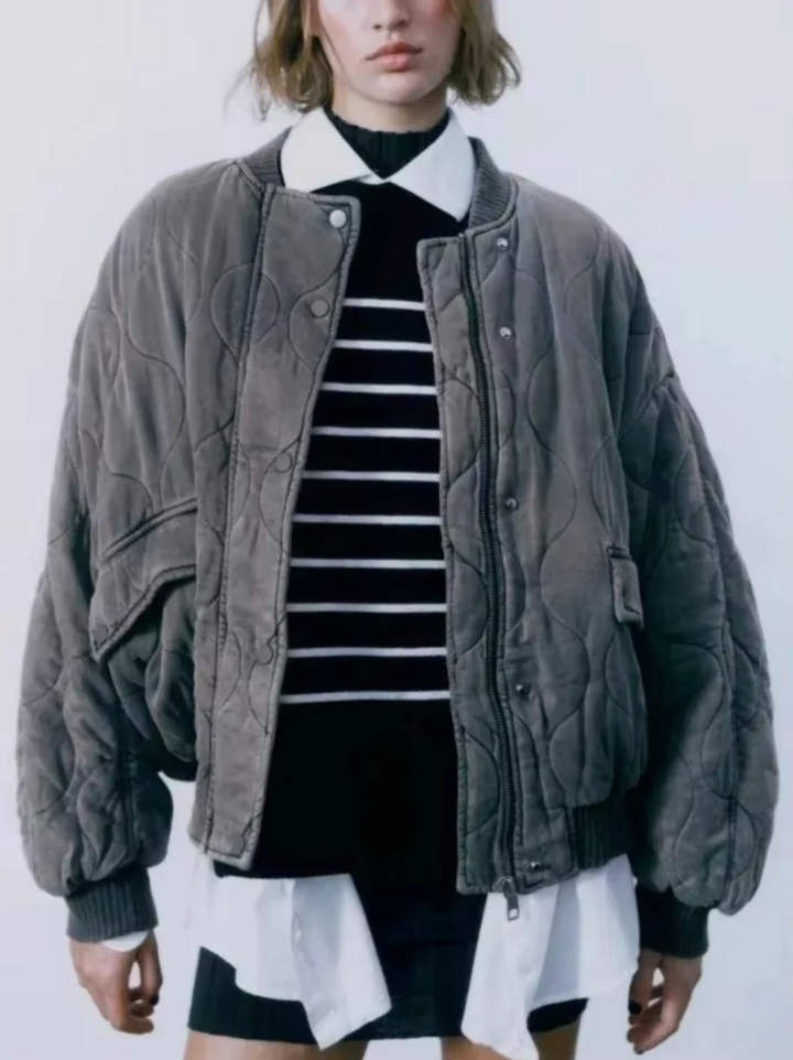 Lune London | Cotton Jacket with Round Collar