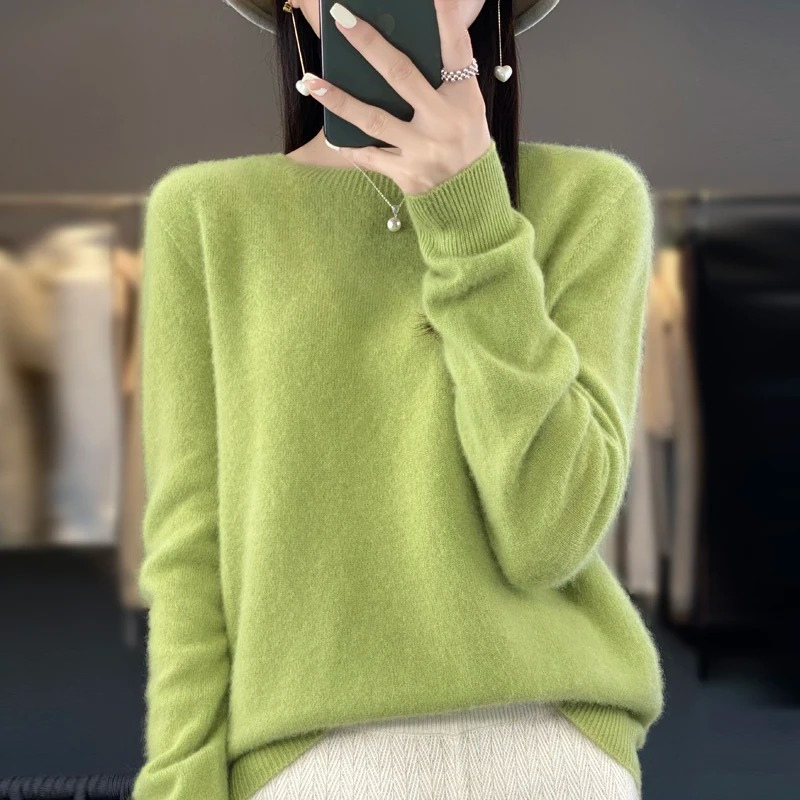 Lune London | Cashmere Pullover Women Stylish Round Neck, Soft & Comfortable