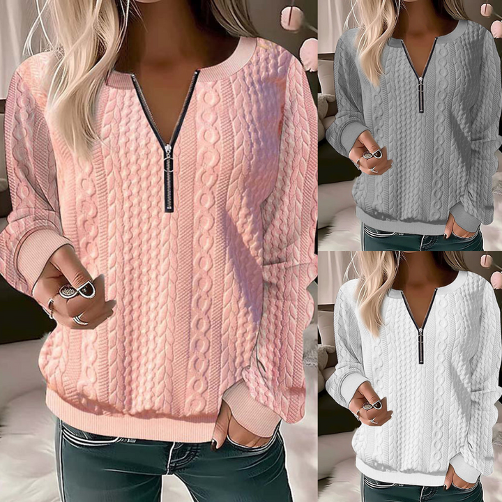 Lune London | Elegant V neck sweater for women