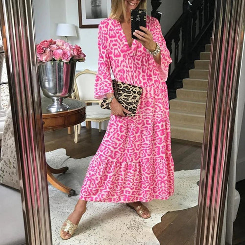 Lune London | Stylish summer dress with leopard pattern