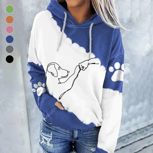 Lune London | Casual trendy hoodie with dog print