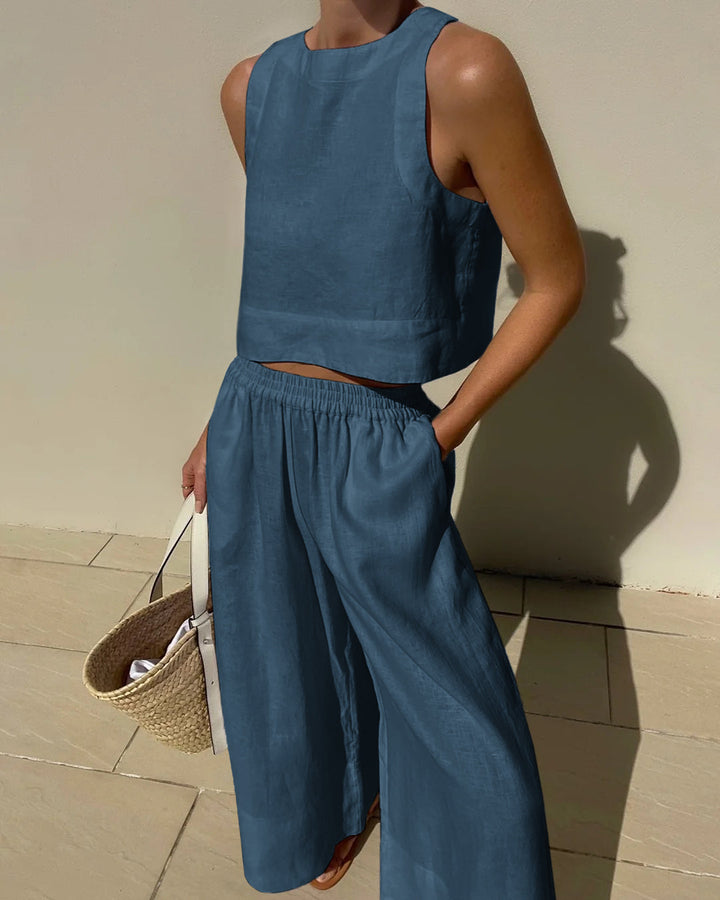Lune London | Linen Two-Piece Summer Set Women