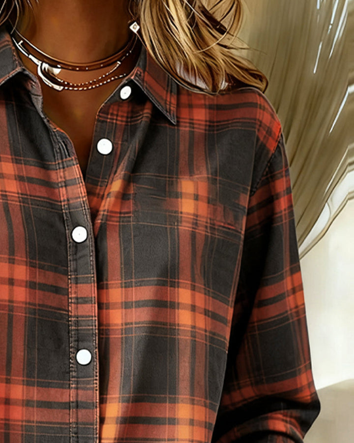 Lune London | Checked pattern and notched lapel