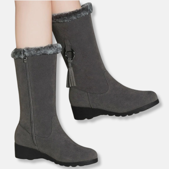 Lune London | Boots - Mid-ankle Shaft - Low Wedge Heel