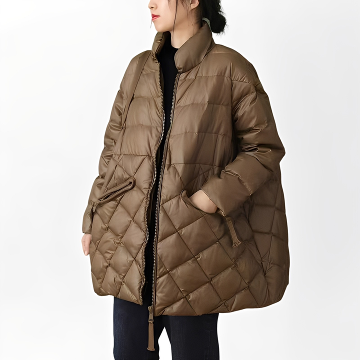 Lune London | Warm Down Jacket with Zip Pockets for Women