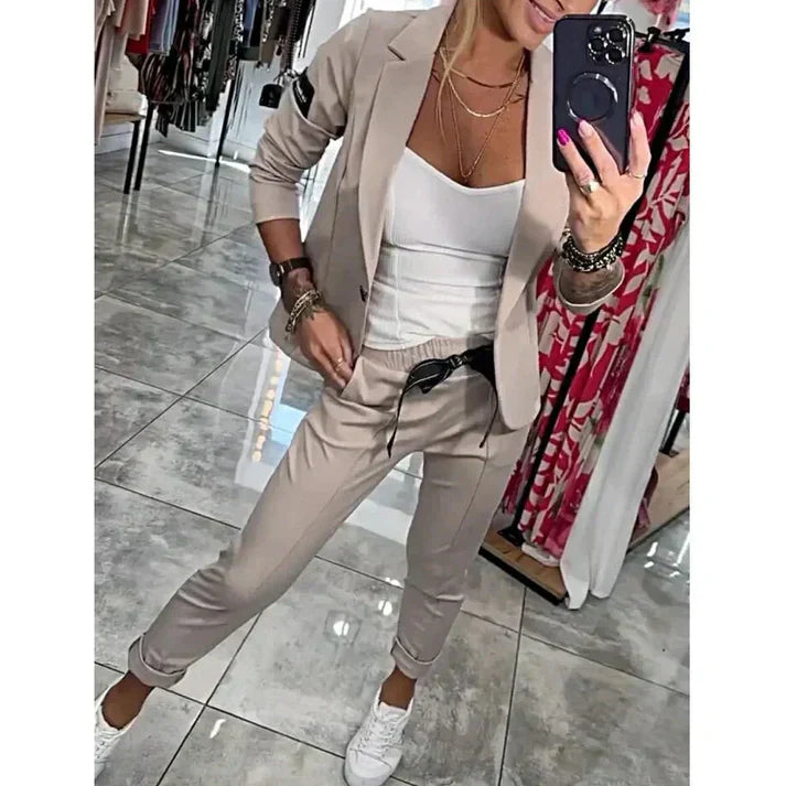 Chic Und Stil | Casual Two-Piece Suit