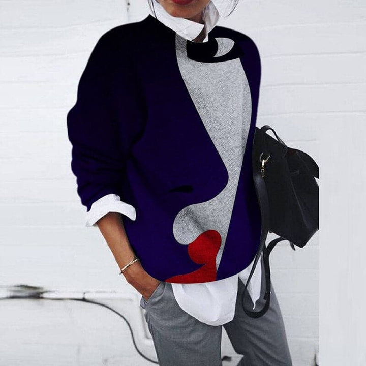 Lune London | Sweatshirt - Comfortable Fit - Graphic Print - Long Sleeved Crew Neck
