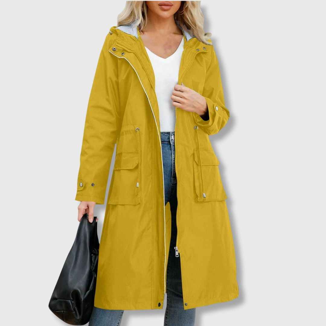 Lune London | Long everyday jacket with hood