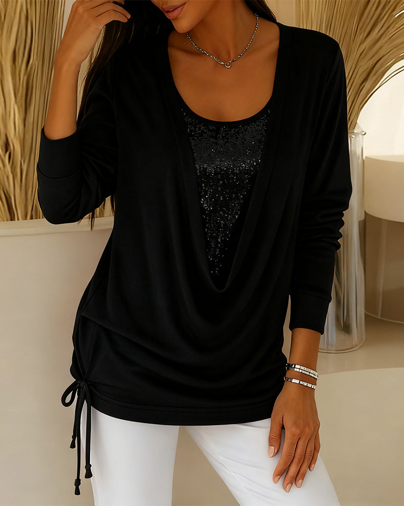Lune London | Top with Contrasting Colors In A Two-In-One Look