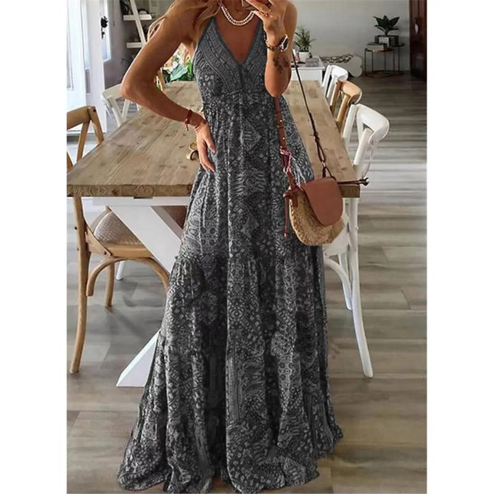 Lune London | printed summer maxi dress