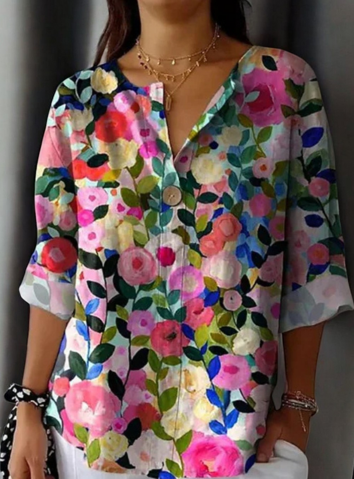 Lune London | Elegant Flower Blouse