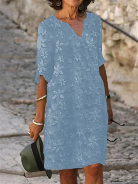 Lune London | Summer Dresses Made Of Cotton with Floral Print