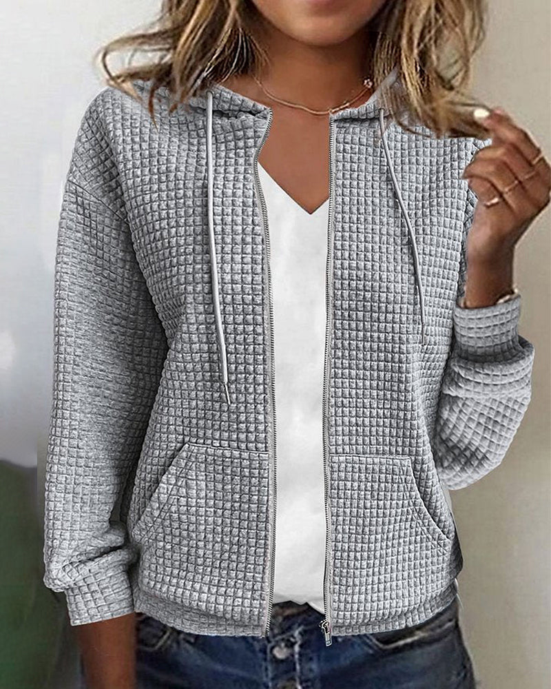 Lune London | Fashionable sweatshirt with hood and pockets for women
