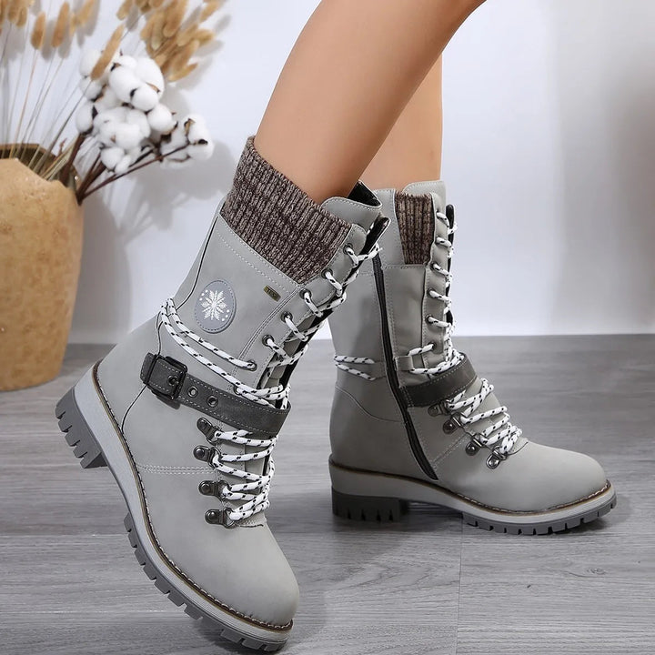 Chic Und Stil | Warm Cotton High Snow Boots