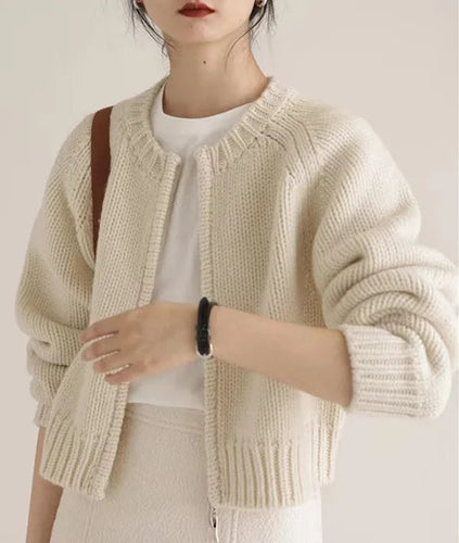 Lune London | Women's Oversized Cardigan with Zipper