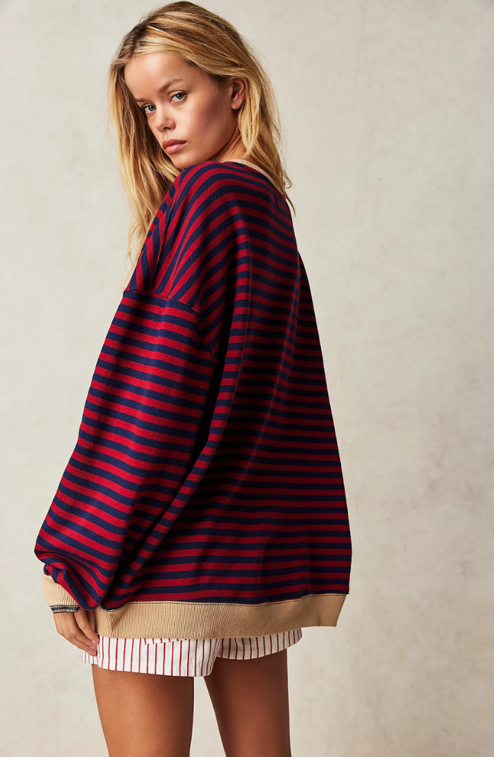 Lune London | Striped Oversized Sweater