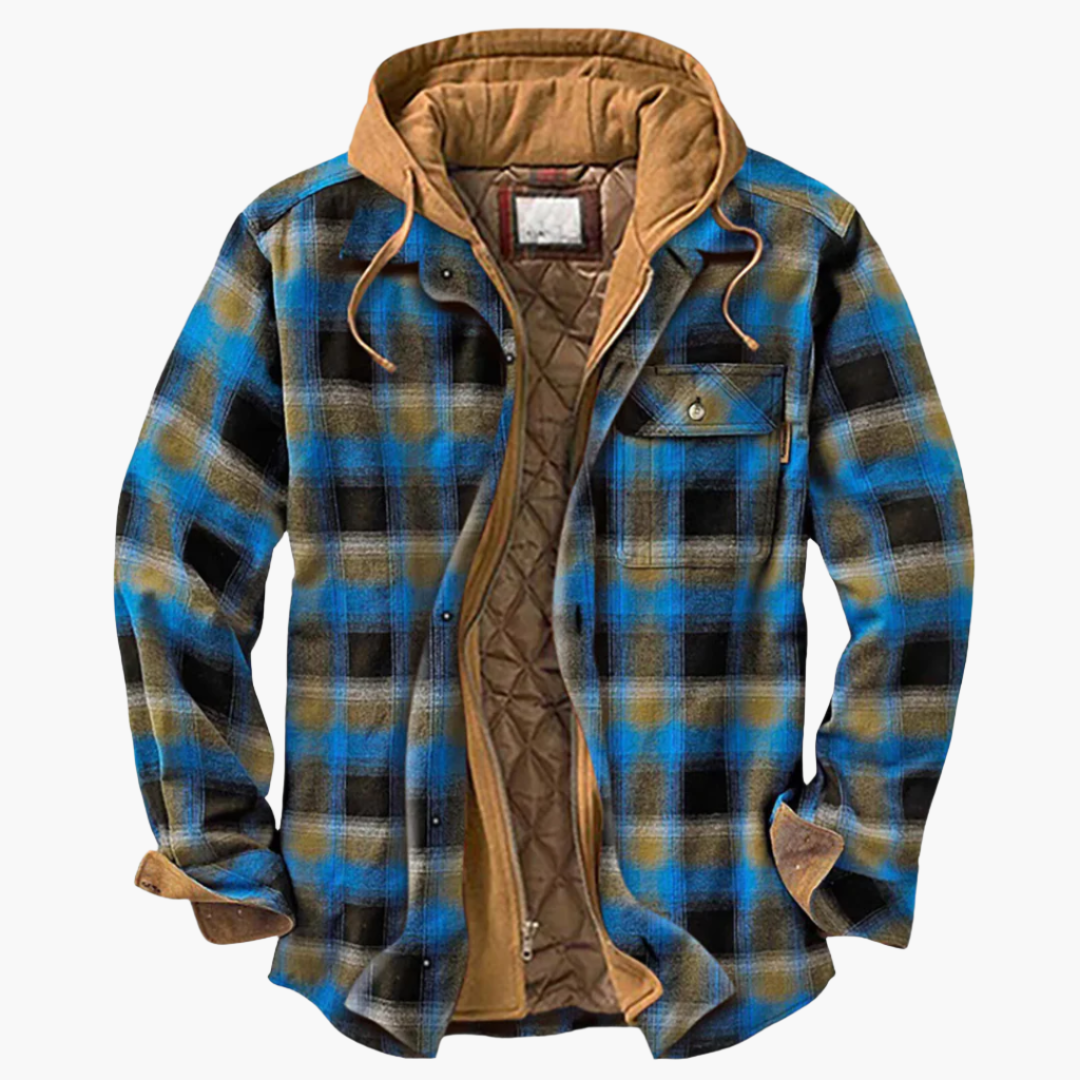 Lune London | Lumberjack style leisure jacket with hood - Timeless & warm for the outdoors and everyday life