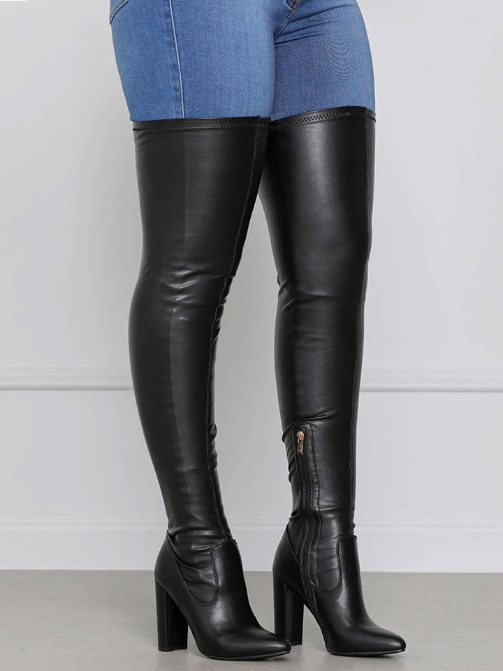 Lune London | Flat Over-The-Knee Boots for Winter