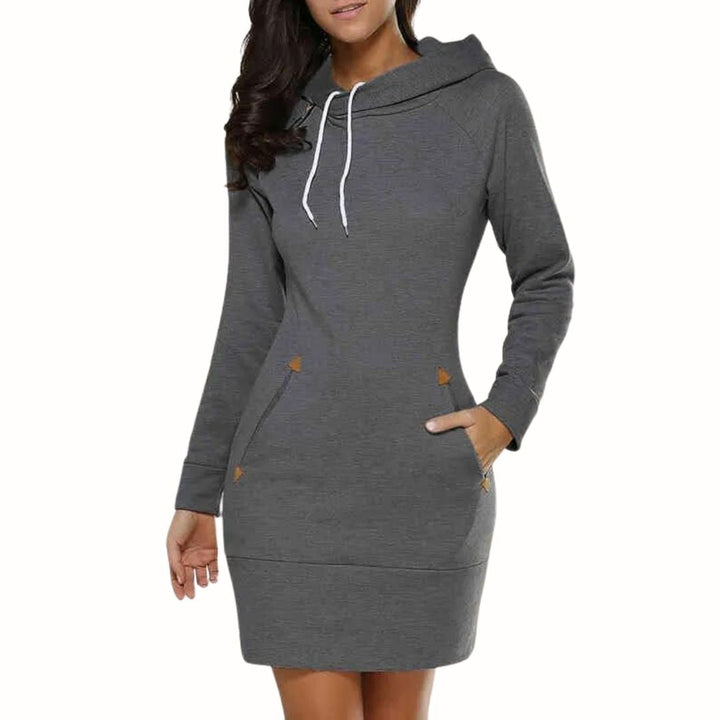 Lune London | Casual hoodie sweatshirt dress with pockets