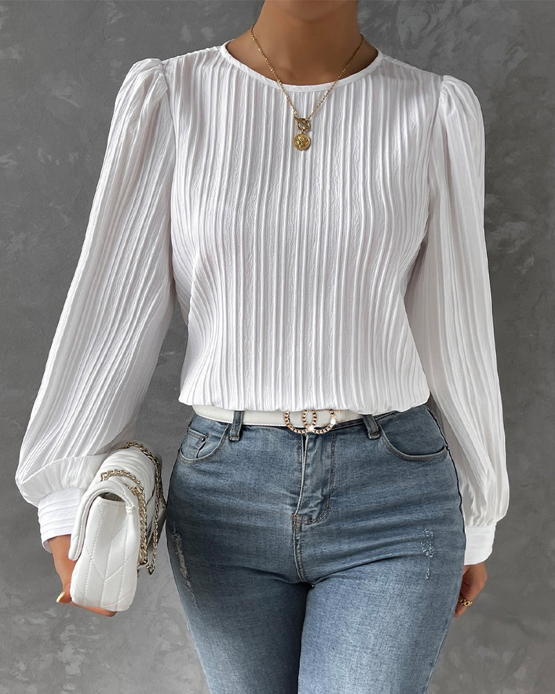 Lune London | Elegant shirt with round collar