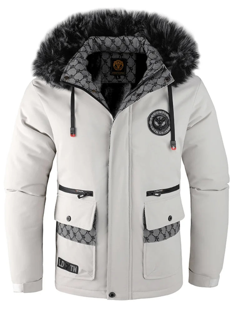 Lune London | Veste en cuir d'hiver pour hommes