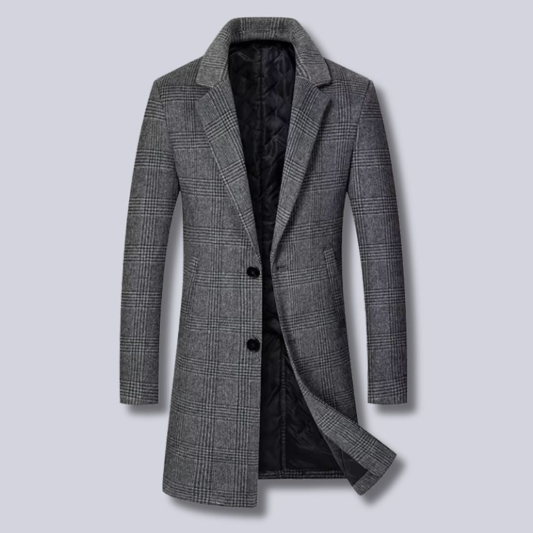 Lune London | Checked Wool Trench Coat