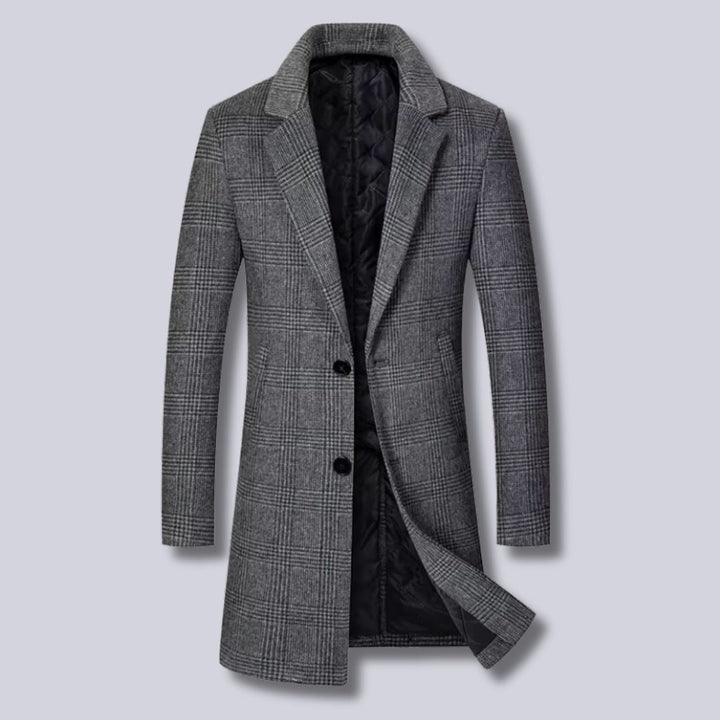Lune London | Checked Wool Trench Coat